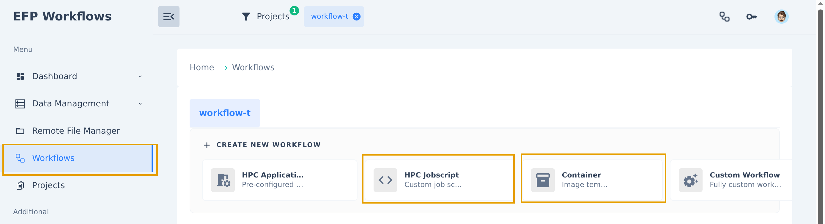 Workflows